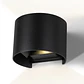 Aplique LED para exterior 2x5W 100Lm/W IP65 Preto 2700ÂºK [HO-APL07-IP65-B-WW] - Thumbnail 5