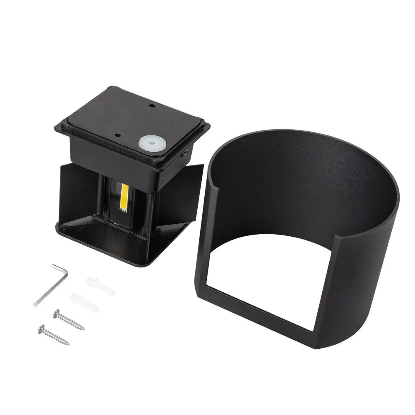Aplique LED para exterior 2x5W 100Lm/W IP65 Preto 2700ÂºK [HO-APL07-IP65-B-WW] 6