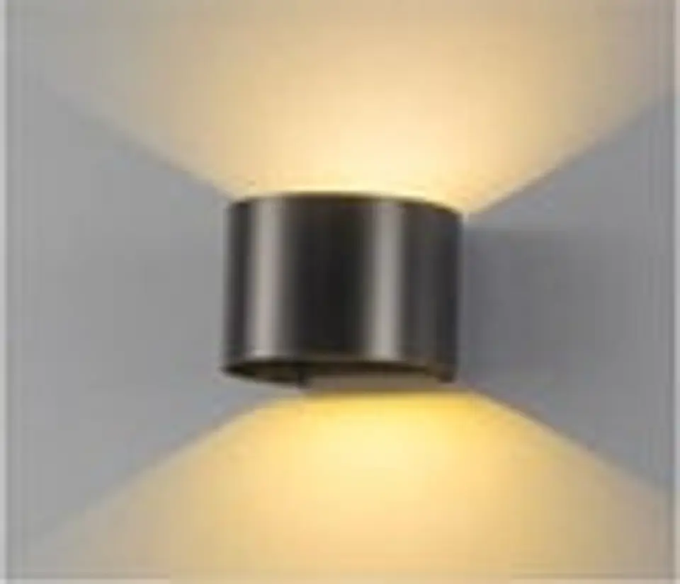 Aplique LED para exterior 2x5W 100Lm/W IP65 Preto 4000K [HO-APL07-IP65-BW] 7