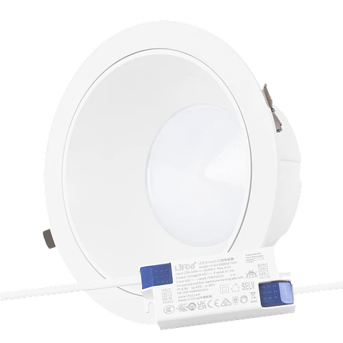 Foco Downlight Circular LED 30W 4200Lm 3000ºK Antirreflexo UGR19 40.000H