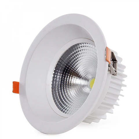 Foco Downlight Circular LED 24W 3360Lm 6000ºK Antirreflexo UGR19 40.000H [HO-DL-AD-COB-24W-CW]