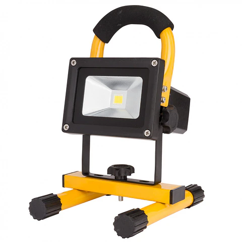 Holofote LED 10W 1.000Lm 6000ºK Bateria RecarregÃ¡vel IP65 50.000H [UPL-FL10W]