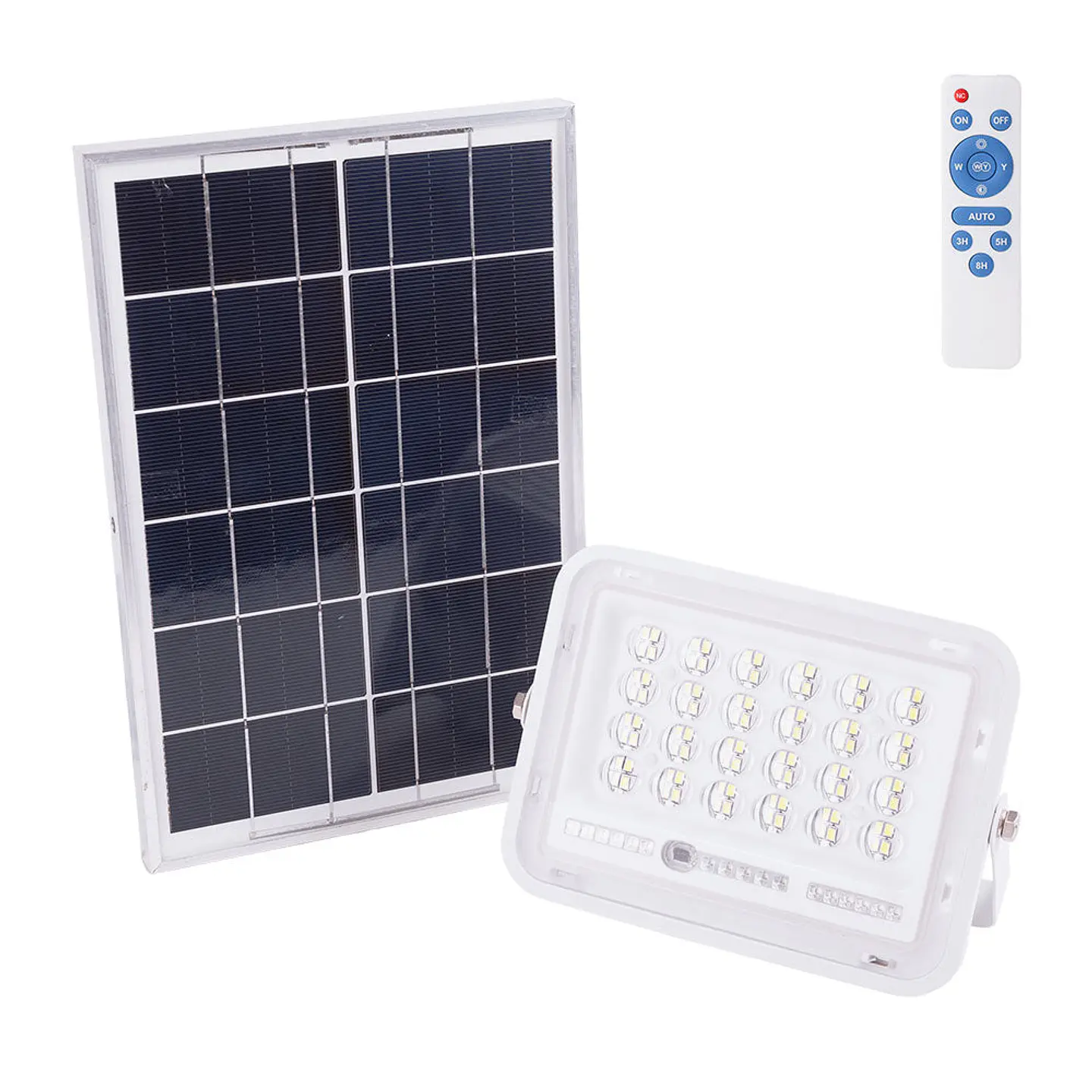 Projetor LED Solar 30W 6500K Painel: 6V/6W Battery: 3.2V/3000Mah Remote Control [Ho-Solarfl-30W-02] 1