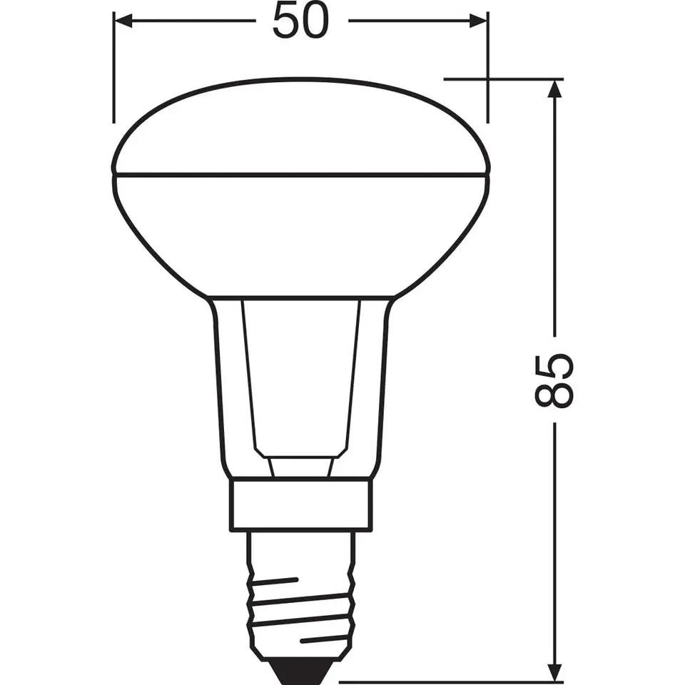 Ledvance/Osram LÃ¢mpada Foco LED E14 1.5W 110Lm 2700K 36Âº IP20 2