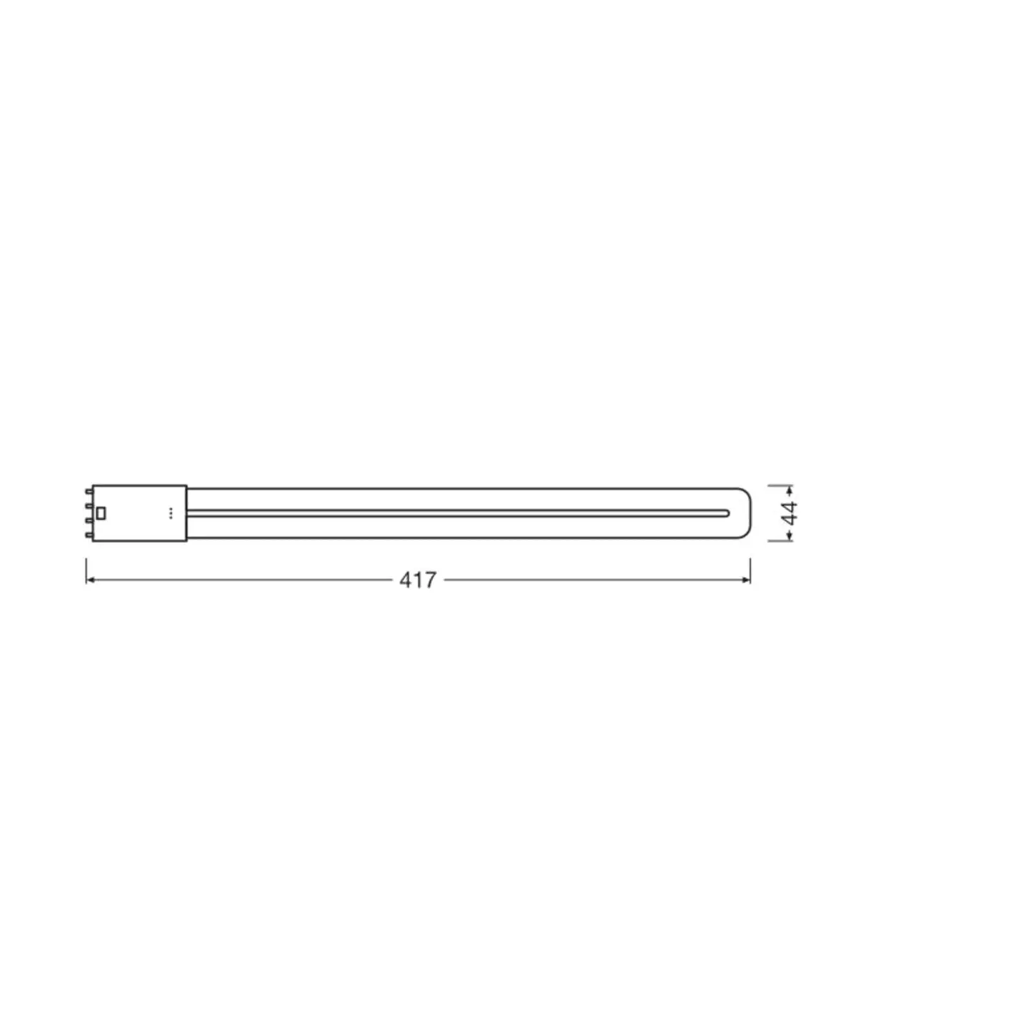 Ledvance/DULUX 2G11 LÃ¢mpada LED 18W 2300Lm 4000K 140Âº IP20 2