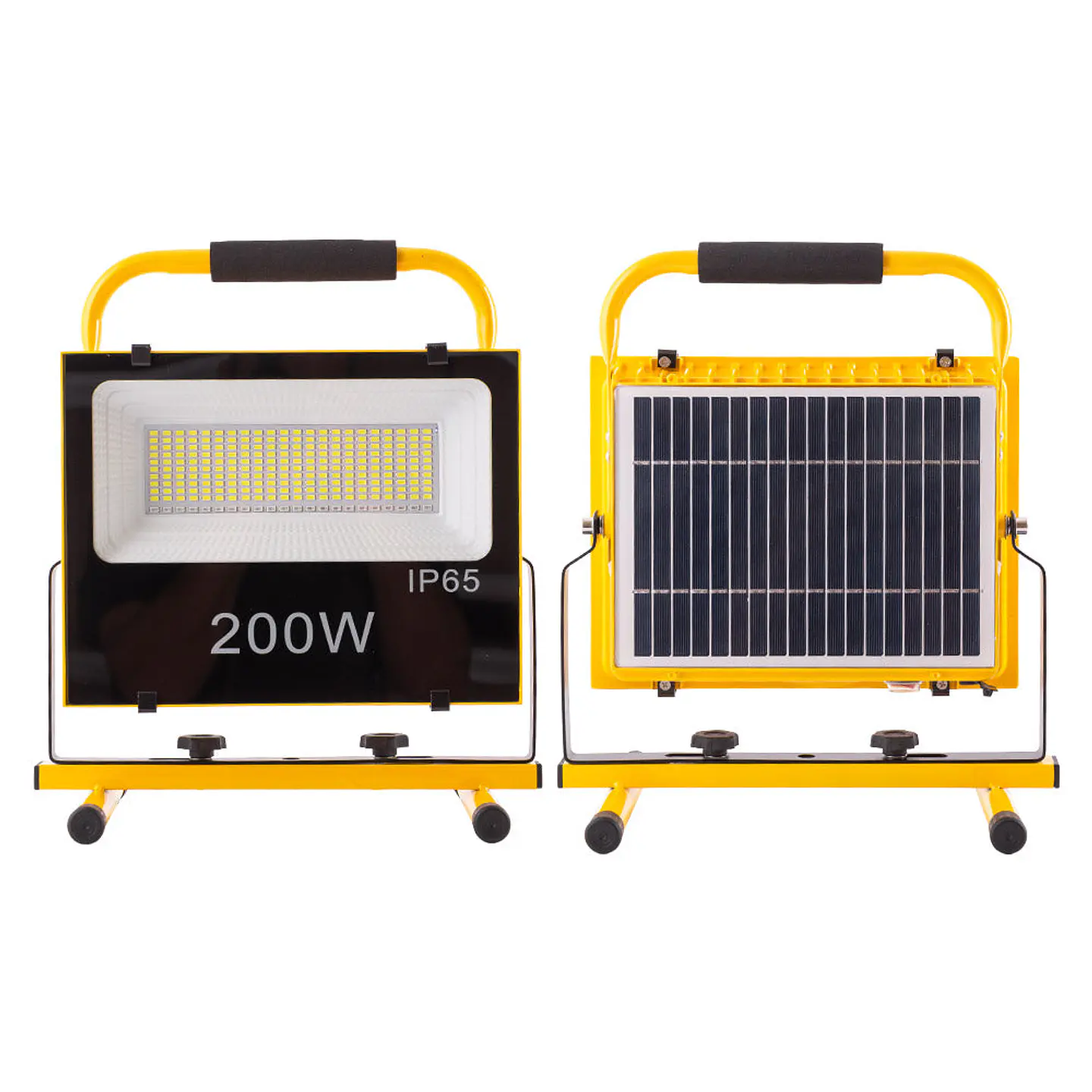 Refletor LED Solar 200W 6500K Painel: 6V/12W Bateria: 7.2V/18000MaH Controle Remoto [WR-KFL-E-200W] 1