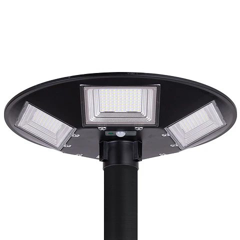 Luz Solar LED 250W 6000ºK IP67 Painel: 6V 18W Bateria: 3.2V 15000MaH