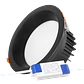 Foco Downlight Circular LED 20W 2.000Lm 6000ÂºK Antirreflexo UGR19 40.000H Preto - Thumbnail 1