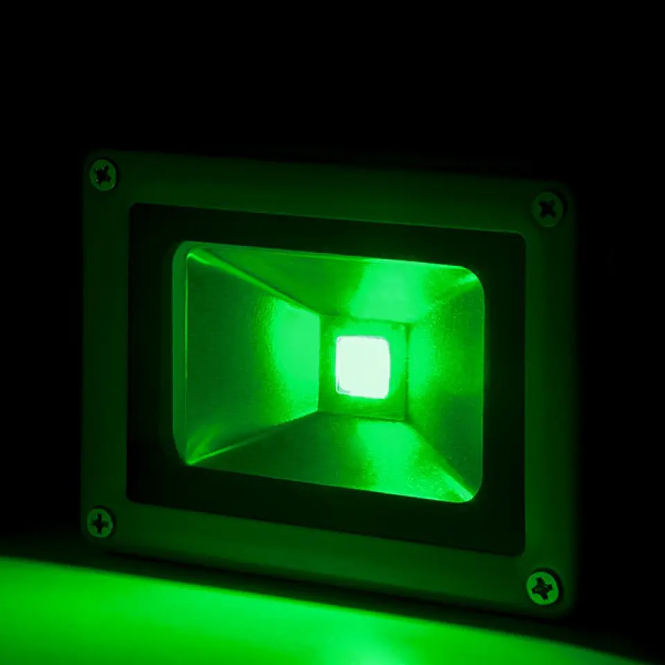 Holofote LED 10W 850Lm IP65 Brico Verde 40.000H [BQFS11510-G] 1