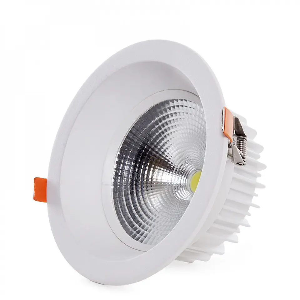 Foco Downlight Circular LED 18W 2520Lm 2700ÂºK Antirreflexo UGR19 40.000H [HO-DL-AD-COB-18W-WW] 1