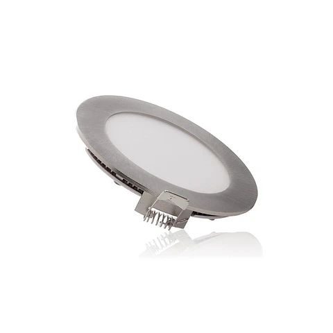 Placa LED 9W 900Lm PF 0,99 NÃ­quel Acetinado 230V AC