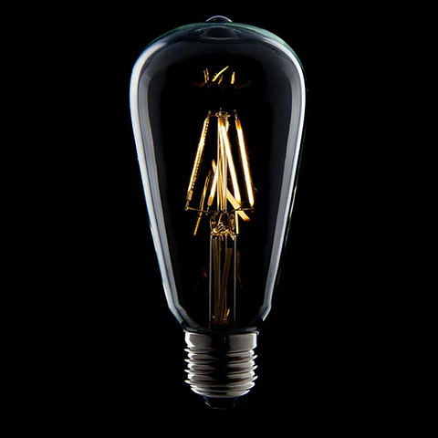 Lampada LED E27 4W 273Lm 2000ºK Filamento 40.000H [JTX-ST64DH42-WW]