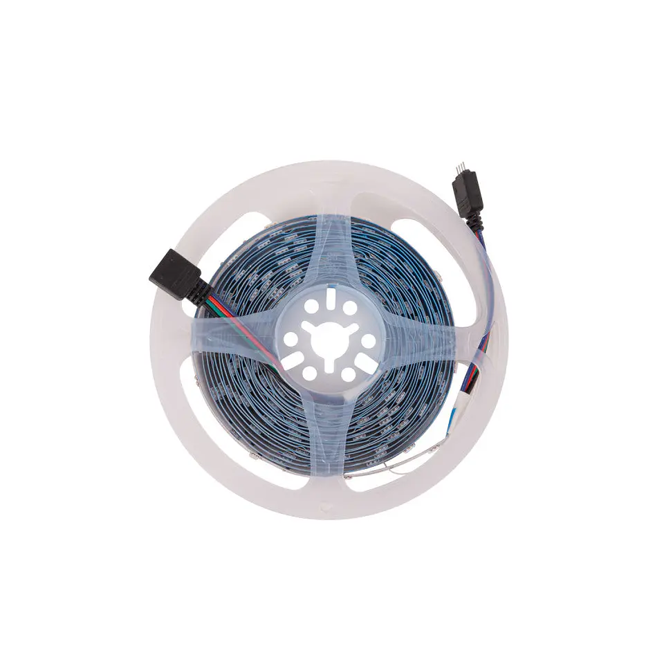Faixa de 150 LEDs 36W 2.100Lm SMD5050 12VDC RGB x5M 40.000H [PL219011RGB]-RGB 4