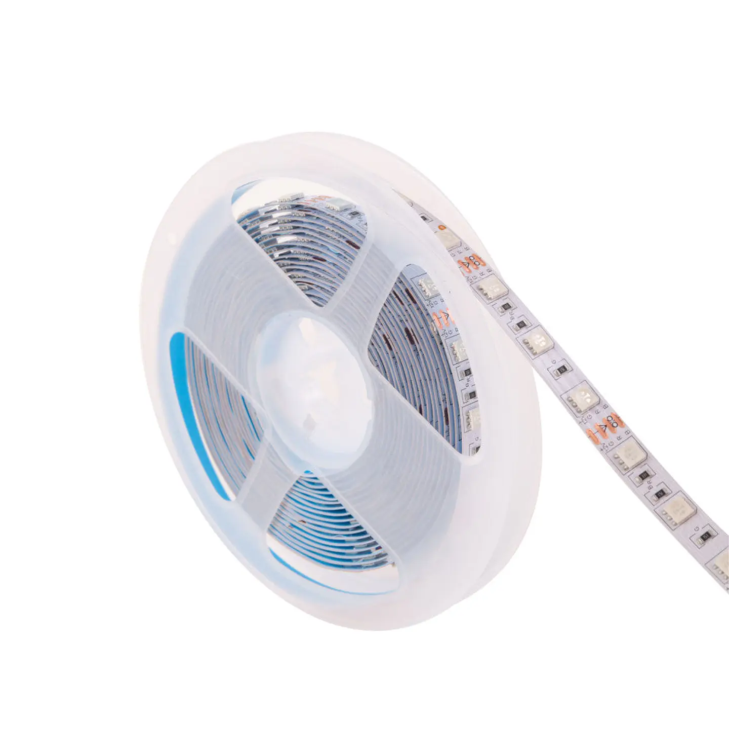 Faixa de 300 LEDs 72W 4.200Lm SMD5050 12VDC IP33 RGB 5M x5M 40.000H [PL-219012-RGB-IP33]-RGB 3