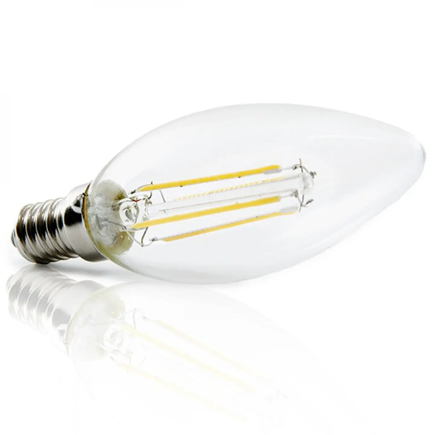 LÃ¢mpada LED E14 4W 273Lm 2000ÂºK Filamento 40.000H [JTX-J14DHA42-WW] 3