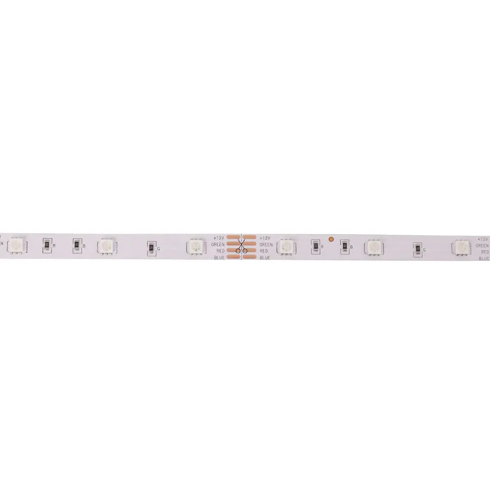 Faixa de 150 LEDs 36W 2.100Lm SMD5050 12VDC RGB x5M 40.000H [PL219011RGB]-RGB 6