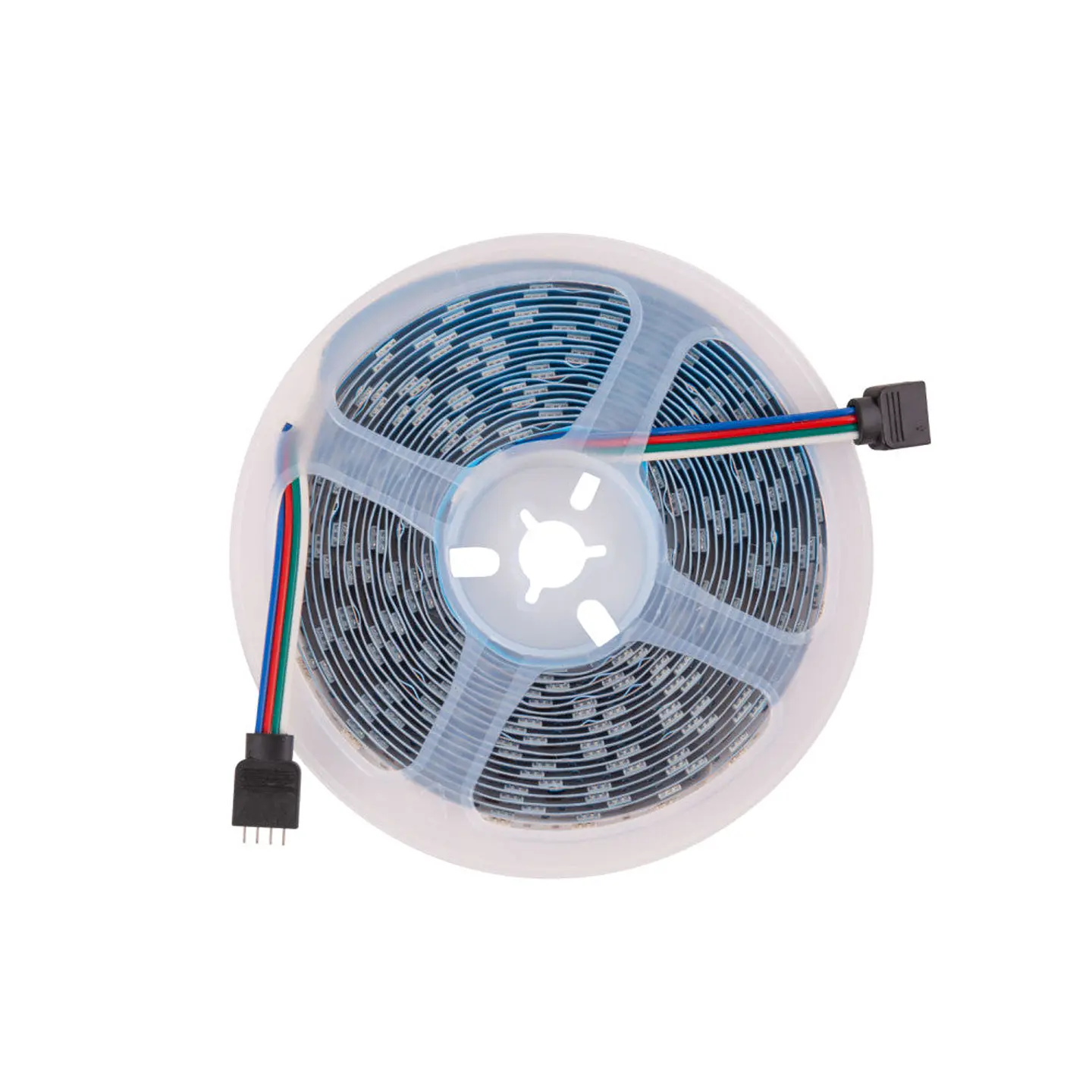 Faixa de 300 LEDs 72W 4.200Lm SMD5050 12VDC IP33 RGB 5M x5M 40.000H [PL-219012-RGB-IP33]-RGB 4