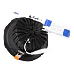 Foco Downlight Circular LED 20W 2.000Lm 4000ÂºK Antirreflexo UGR19 40.000H Preto - Thumbnail 7