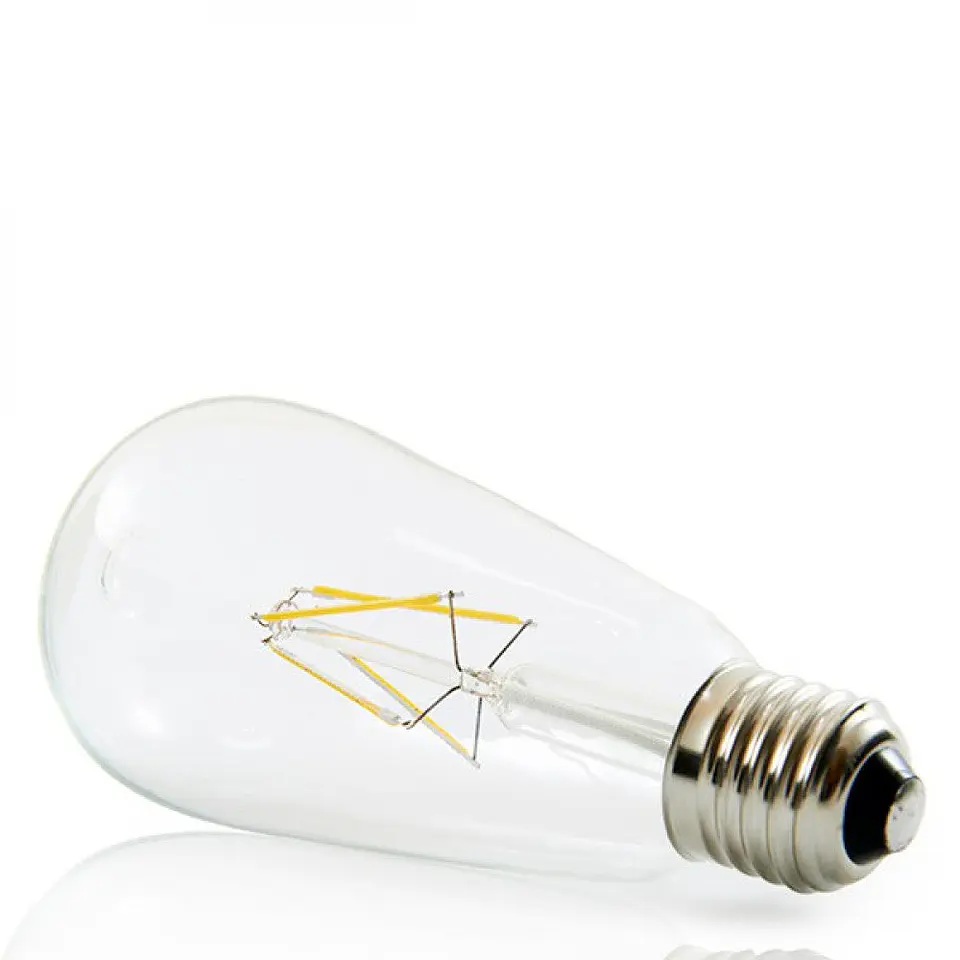 LÃ¢mpada LED E27 4W 273Lm 2000ÂºK Filamento 40.000H [JTX-ST64DH42-WW] 4