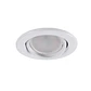 Pack de 5 LÃ¢mpadas LED GU10 6W 500Lm 6000ÂºK 40.000H - Anel Downlight Redondo InclinÃ¡vel 