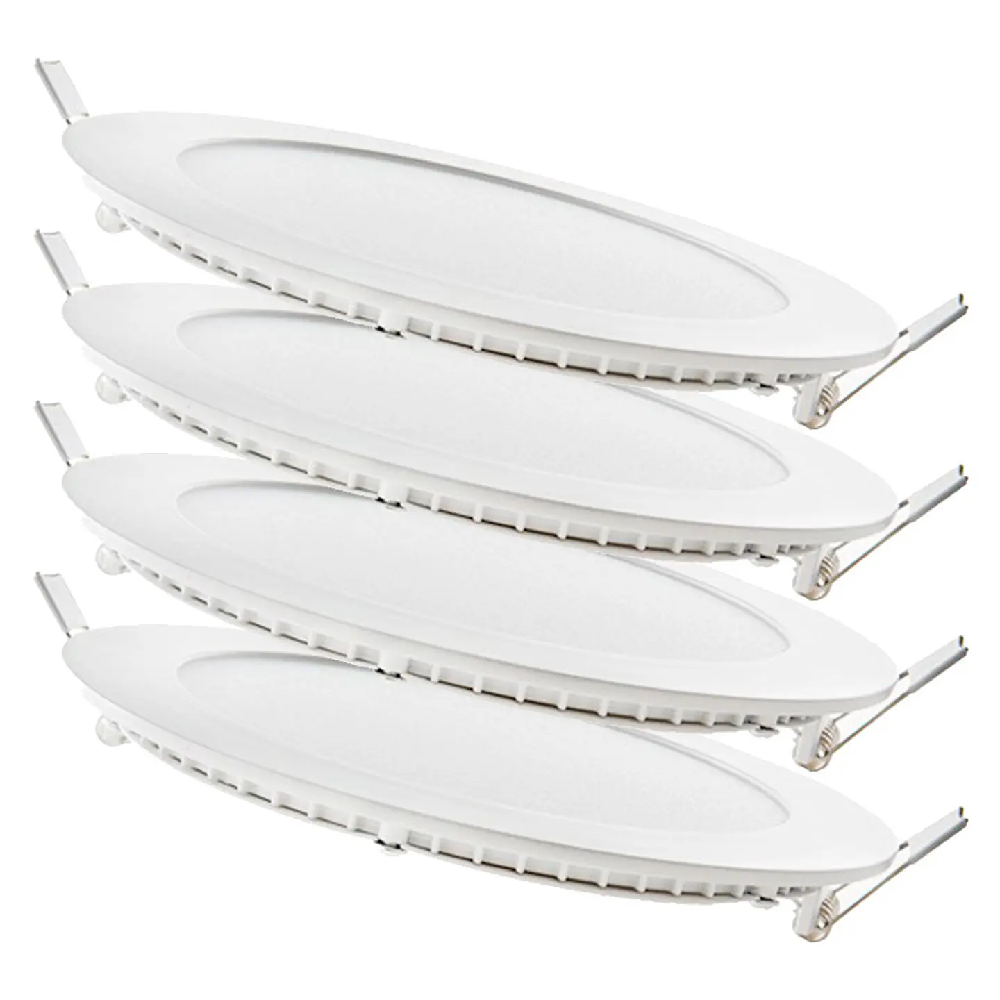 Pacote de 4 painÃ©is LED 12W 1200Lm 4200ÂºK 40.000H [GR-RDP09-12W-W-PK4-AP] 3