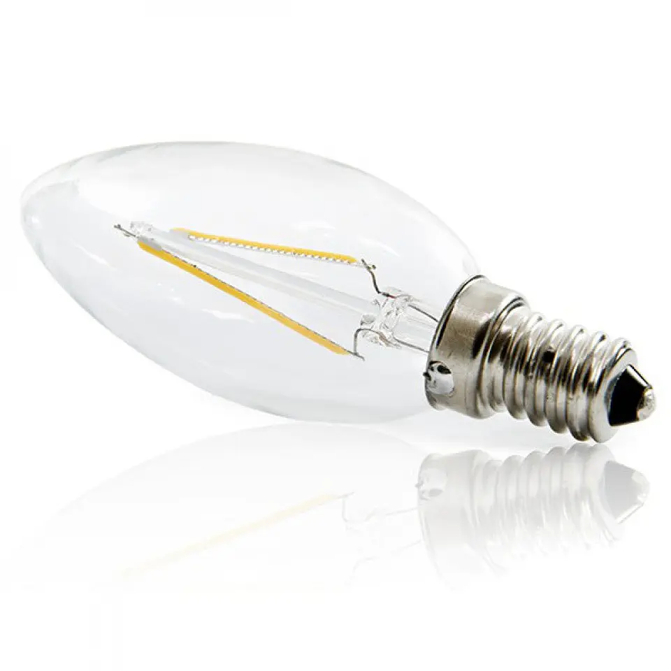 LÃ¢mpada LED E14 4W 144Lm 2000ÂºK Filamento 40.000H [JTX-J14DHA22-WW] 2