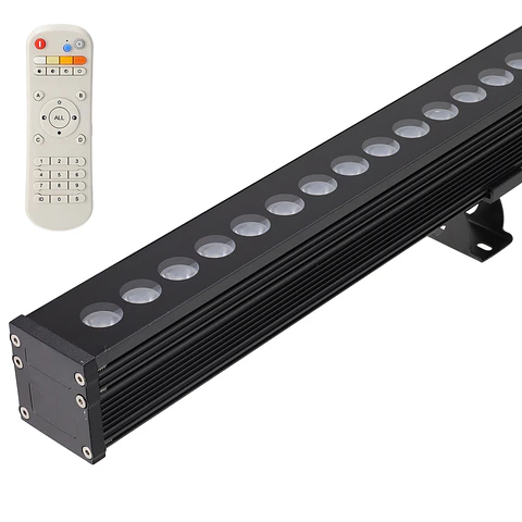 Lumiaria de parede LED RGB/CCT de 80 W, 100 lm/W, 30°, com comando Ã  distÃ¢ncia, sistema TUYA