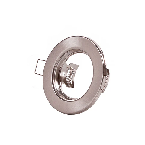 Anel Downlight Circular "Sara" AÃ§o 81Mm - Cetim