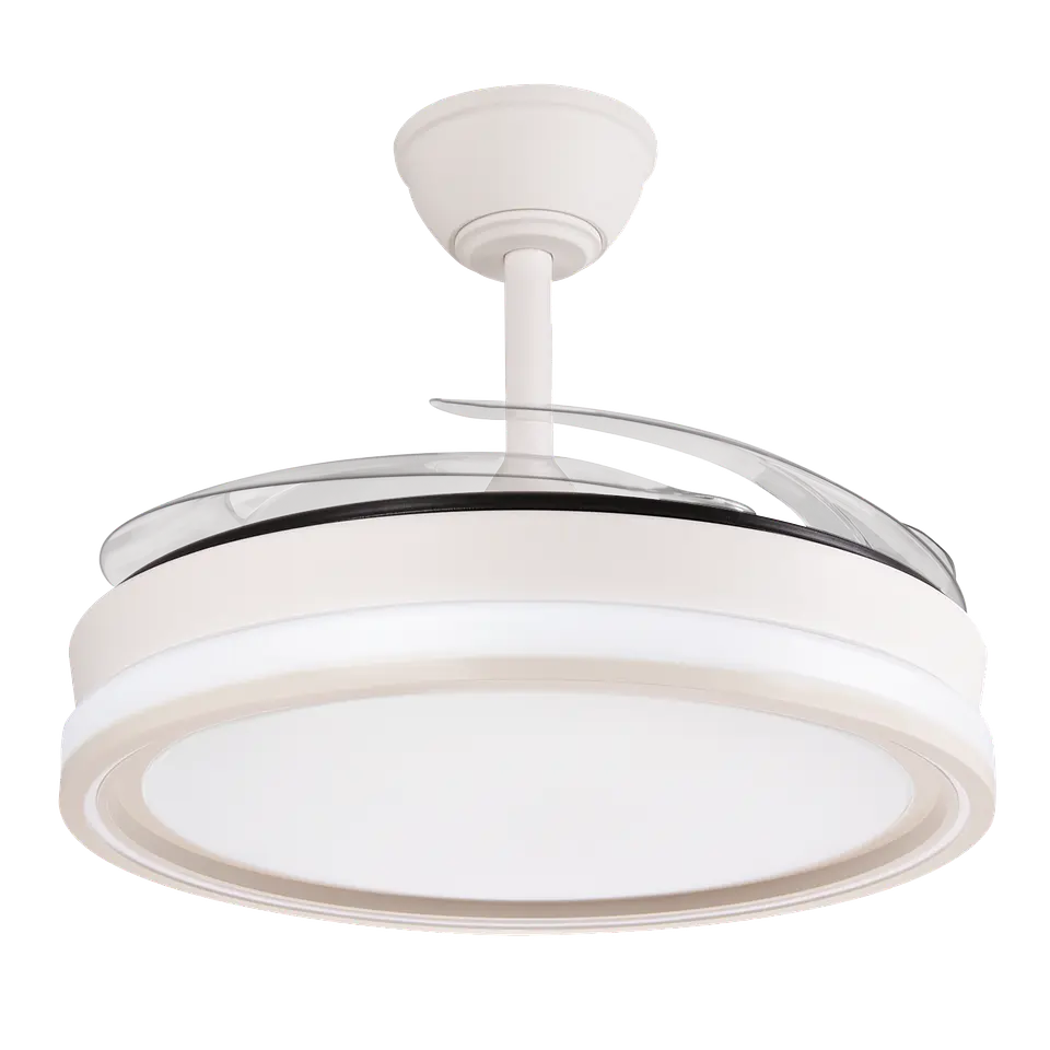 Ventilador CC Bandido, FunÃ§Ã£o VerÃ£o-Inverno, 59 W, Branco, 4 PÃ¡s, 107D, 5900 LM, 3500-4000-6500 K, Controle Remoto e Timer 2