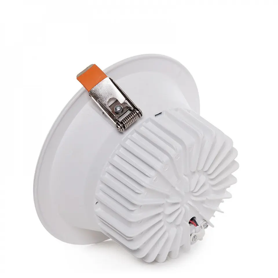 Foco LED Circular de Embutir 18W 2520Lm Antirreflexo UGR19 40.000H Luz Azul 5