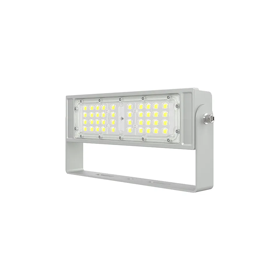 Projector LED para EstÃ¡dio 100W 160lm/W IP66 120Âº 5000K Philips Xitanium Driver 1-10V 1