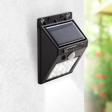 Aplique LED 6000ºK Sensor IP65 Solar 40.000H [HO-SW5050-PIR]
