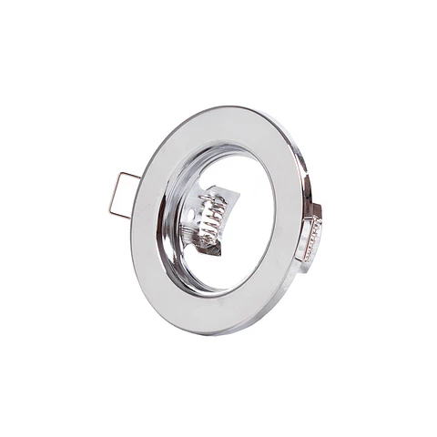 Anel Downlight Circular "Sara" AÃ§o 81Mm - Cromado