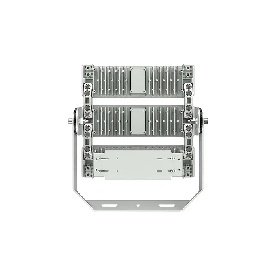 Projector LED para estÃ¡dio 300W 160lm/W IP66 80x150Âº 5000K com driver Philips Xitanium 1-10V 3