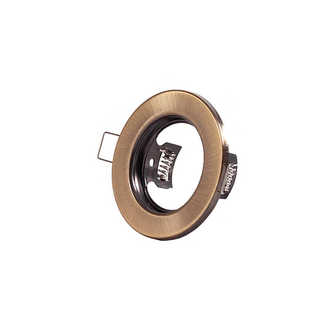 Anel Downlight Circular "Sara" AÃ§o 81Mm - Latonado