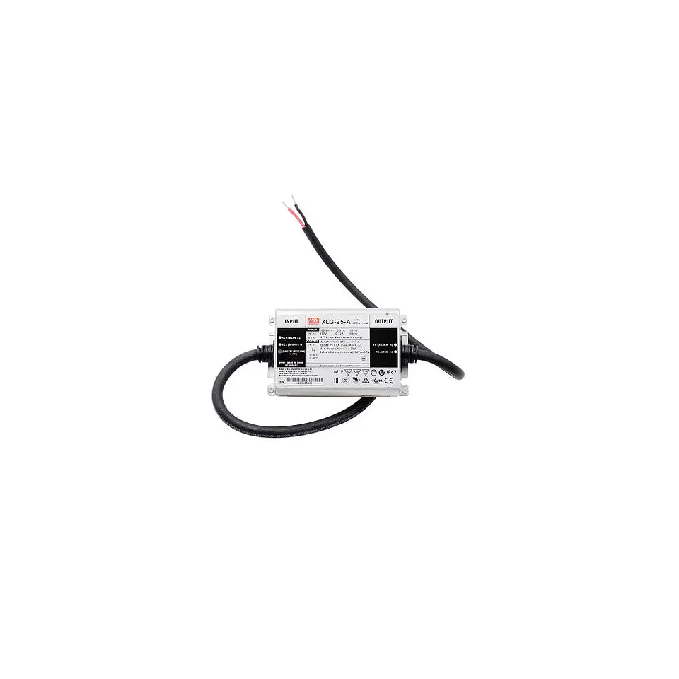 Xlg-25-Ab Ip67 Driver Meanwell PotÃªncia Constante Em:: 90-305Vac Fora:: 22-54Vdc Corriente 250-1050Ma 25W Pfc Potenciomet 1