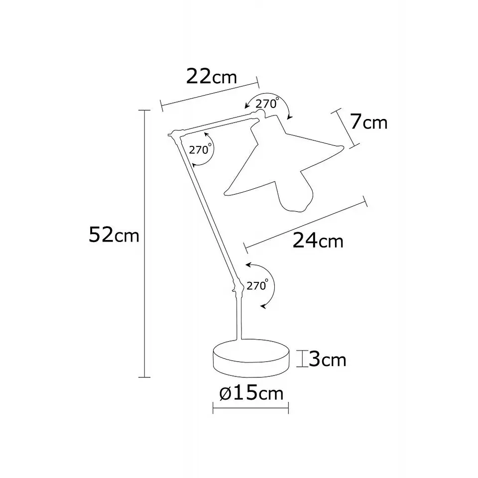 Lampada de mesa 