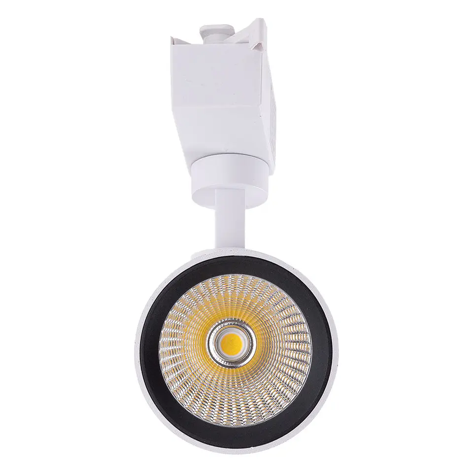 Luz de trilho LED 15W 1264Lm CRI85 2700ÂºK MonofÃ¡sico 40.000H [HO-FC-15W-W-WW] 2