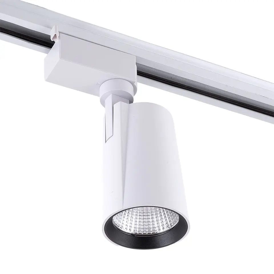 Luz de trilho LED 15W 1264Lm CRI85 2700ÂºK MonofÃ¡sico 40.000H [HO-FC-15W-W-WW] 3