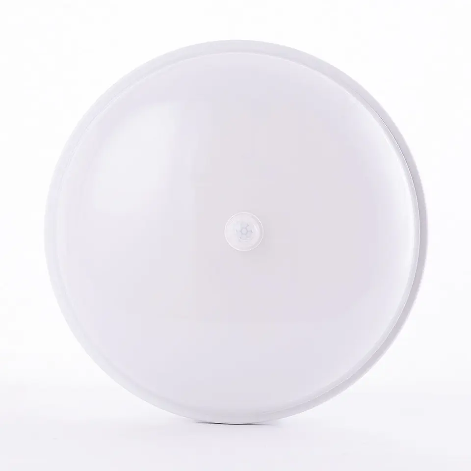 Luz de teto LED 24W 1632Lm 2700ÂºK IP65 Sensor PIR 40.000H [SKYD-YCB1081-24W-WW] 2
