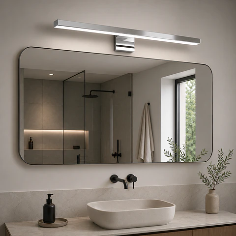 Luz de espelho LED 7W CCT Cromada