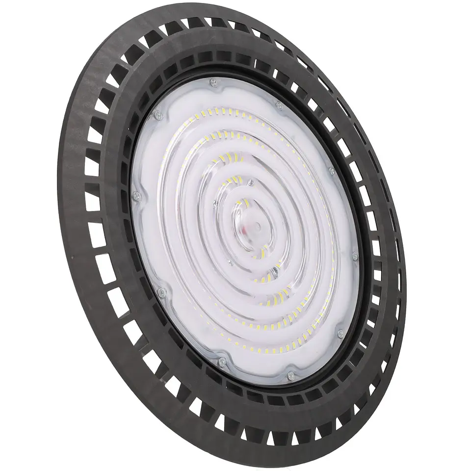 Lumiaria LED tipo High Bay 200W 34.000Lm 6000K IP65 Driver Regulavel 0-10V 30.000H 1