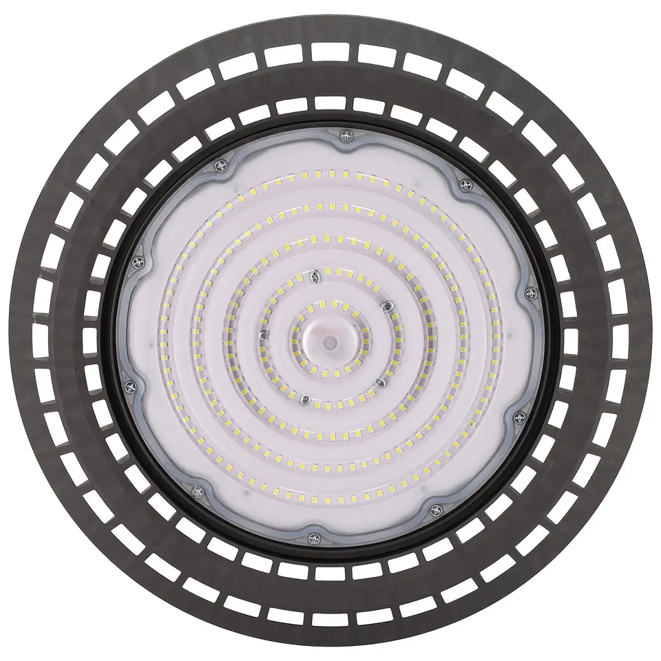 Lumiaria LED tipo High Bay 200W 34.000Lm 6000K IP65 Driver Regulavel 0-10V 30.000H 3