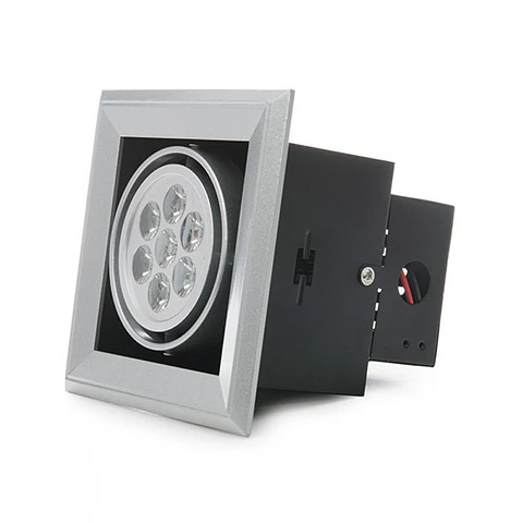Foco Downlight LED Quadrado 7W 700Lm 40.000H