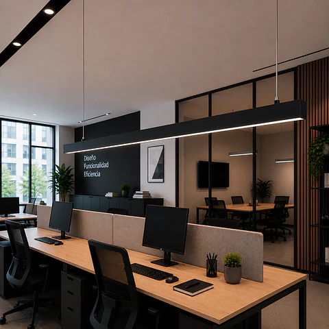 Lumiaria linear LED conectÃ¡vel de 45 W, 4.500 lm, 180 cm, CCT (temperatura de cor Regulavel), driver Lifud, de Superficie/suspe