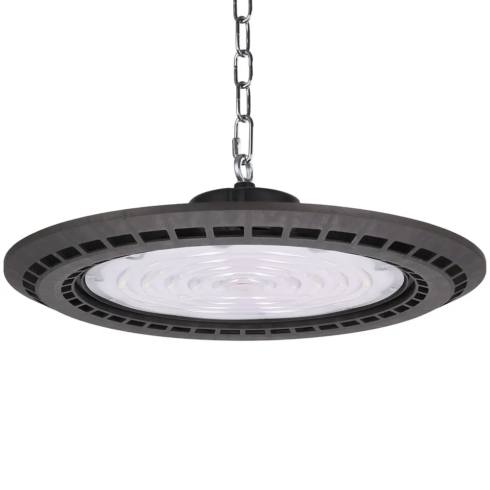 Lumiaria LED tipo High Bay 200W 34.000Lm 6000K IP65 Driver Regulavel 0-10V 30.000H 5