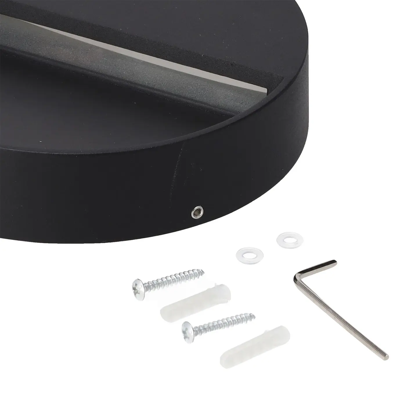 Lumiaria de parede exterior circular LED de 7 W, IP54, 2700 K 4