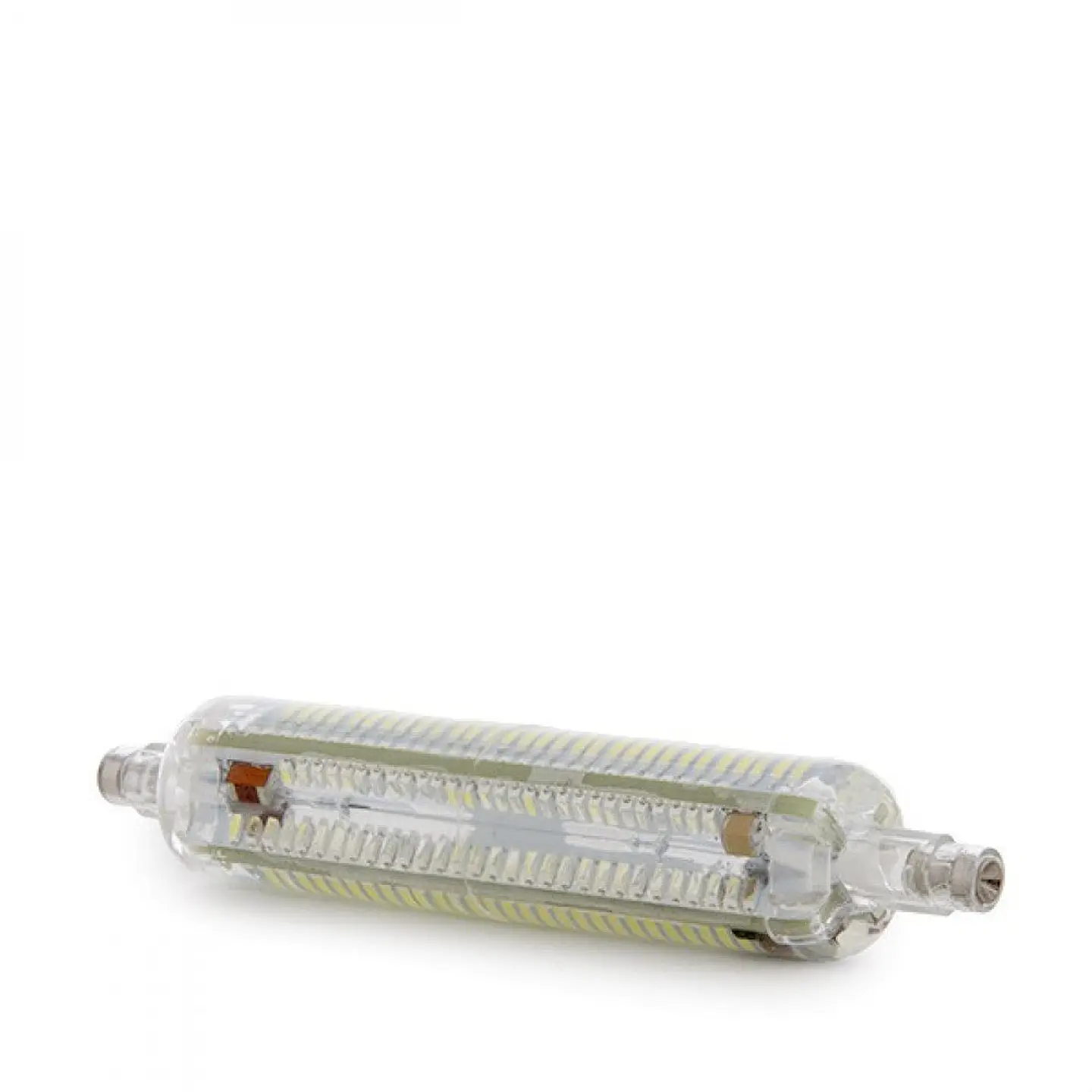 LÃ¢mpada LED R7S 10W 936Lm 2700ÂºK 120Mm 360Âº Sili a 40.000H [CA-R7S-360-10W-118-WW] 1