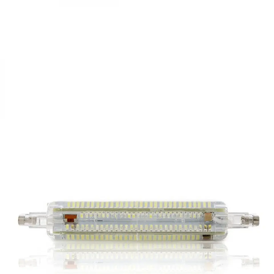 LÃ¢mpada LED R7S 10W 936Lm 2700ÂºK 120Mm 360Âº Sili a 40.000H [CA-R7S-360-10W-118-WW] 2