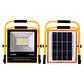 Projetor LED Solar 50W 6500K Painel: 6V/9W Battery: 3.2V/12000Mah Remote Control [Ho-Solarfl-50W-05] - Thumbnail 1